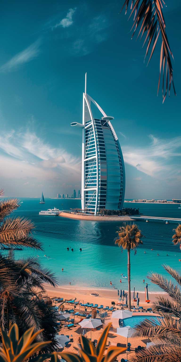 25+ Vibrant Dubai wallpapers 4K - iPhone