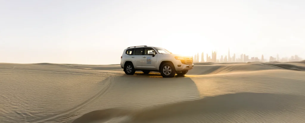 Dubai Skyline view from Dubai Desert