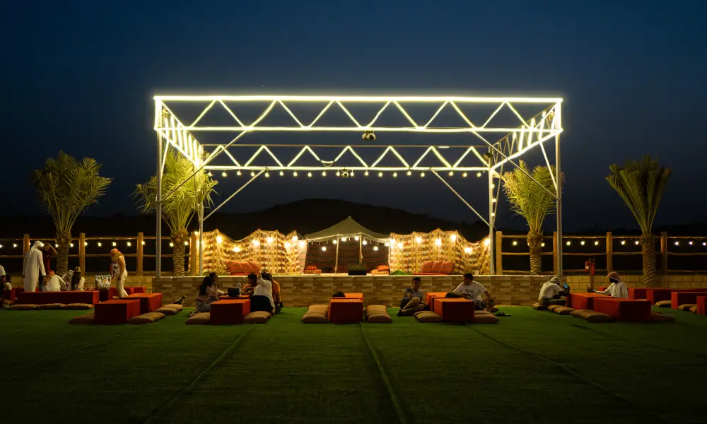Traditional desert camp in Dubai - Desert Spot Adventures