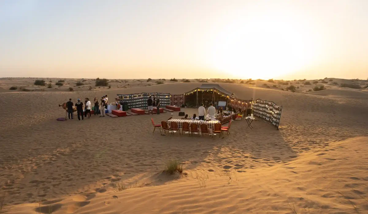 Desert Setup Dubai for groups
