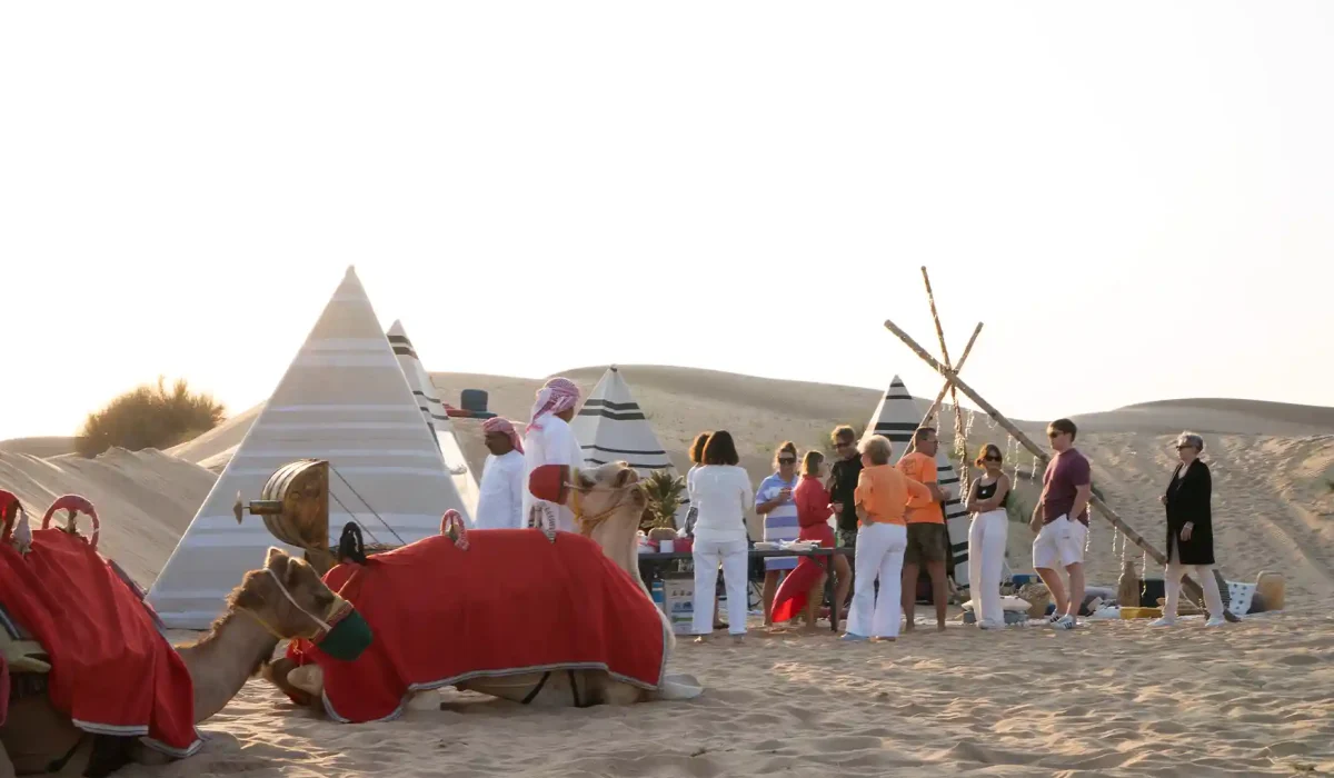 Evening Desert Camping with Desert Spot Adventures